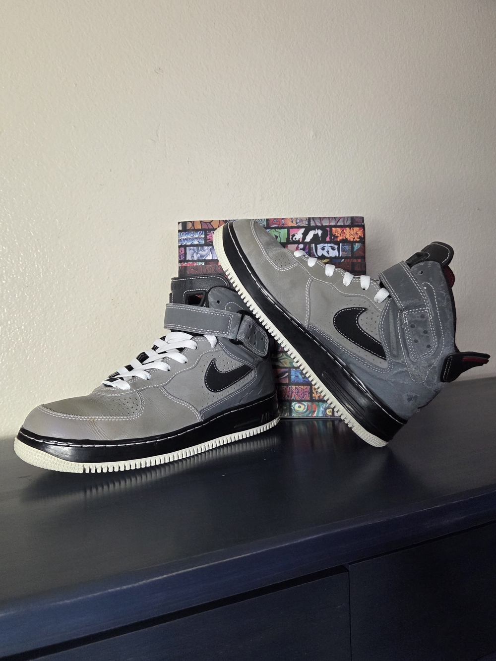 🔥 Vintage 2008 Air Jordan Fusion 6 (AJF 6) GS in the 'Stealth / Light Graphite